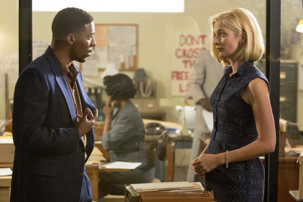 Jocko Sims and Caitlin FitzGerald